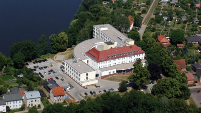 Die Klinik aus der Vogelperspektive.